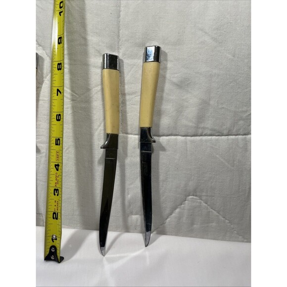 CARVEL HALL Vintage Set of 5 Steak Knives  By Briddell Cutlery - Picture 2 of 5